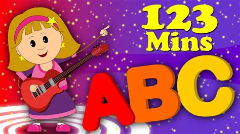 Abc Song Abc Songs For Children Nursery Rhymes 123 Minutes