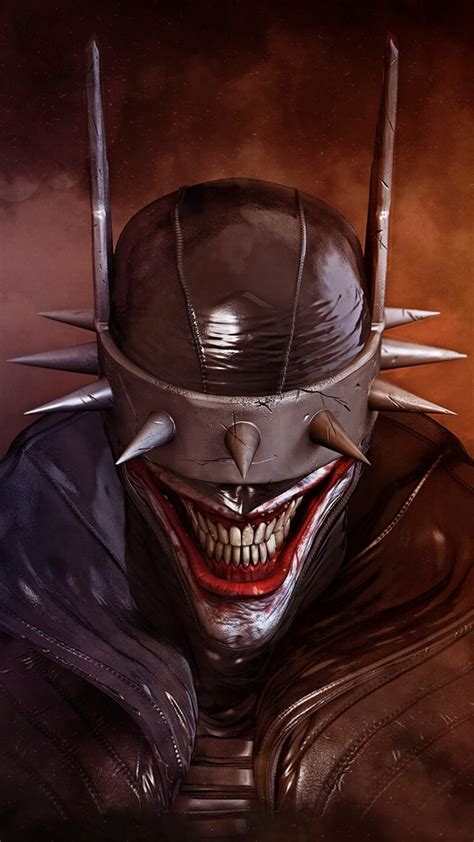 1080x1920 Artwork Joker Villain Evil Smile Wallpaper Dc Comics