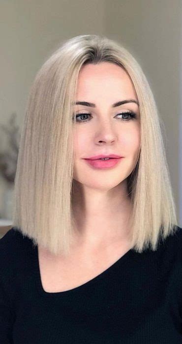 50 Long Bobs And Bob Haircuts To Shake Up Your Look Smooth Sandy Blonde