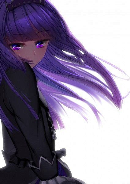 Purple Hair Anime Girl Sumire Aikatsu Anime Purple Hair Girl With