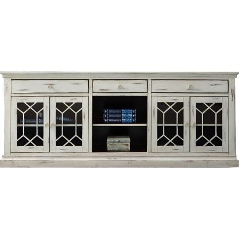 80 Inch Distressed White Tv Stand Prisma Rc Willey White Tv