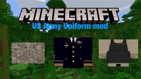 Minecraft Us Army Uniform Mod Youtube