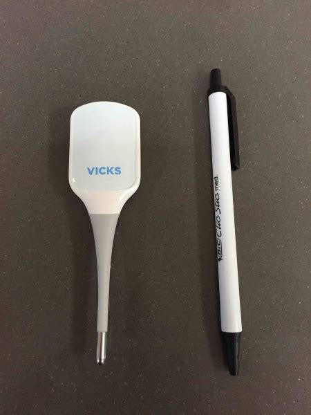 Review of Vicks Smart Temp Wireless bluetooth digital thermometer