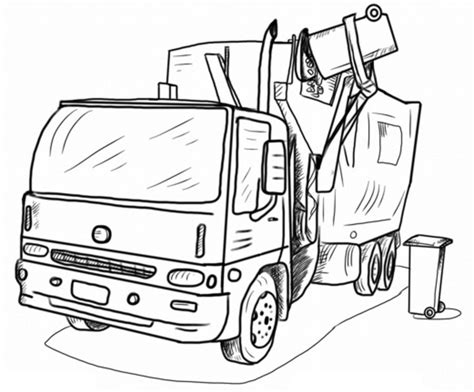 Truck coloring pages free 3191 transportations coloring coloringace. Garbage Trucks Coloring Pages - Coloring Home