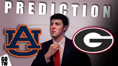 2020 Auburn Vs Georgia College Football Prediction Youtube