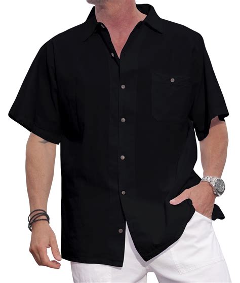 mandb usa cotton white short sleeve casual lightweight button down shirt beachwear central