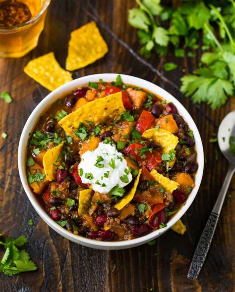 Instant Pot Vegetarian Chili {healthy And Quick }