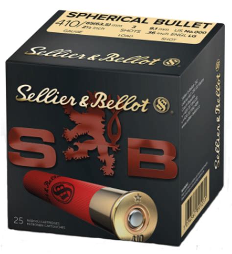 sellier and bellot shotgun 410 gauge 000 buck 2 1 2 25 rounds webb s sporting goods