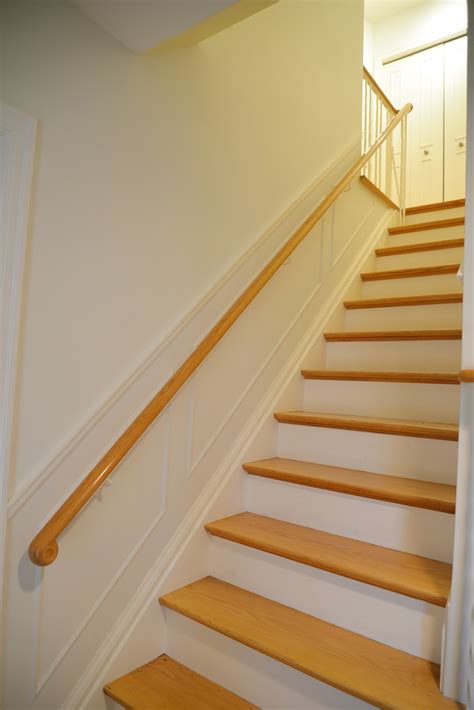 Handrails, or banisters, give you something to hold onto while walking up and down the staircase, while a stair railing prevents falling off the side of the staircase. Entryway Refresh: Stair Railing Update - Rambling Renovators