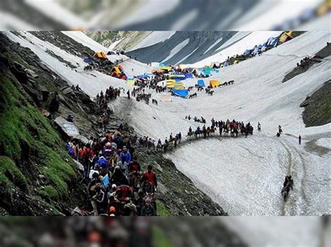 Amarnath Yatra Is Currently Banned Flood Situation Due To Rain Near
