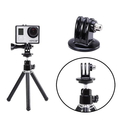 For Gopro Accessories Black Tripod Mount Adapter For Gopro Hero 2 3 3