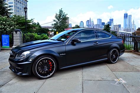 More power, lighter weight, grippier tyres.and still does the same as a c63 amg coupe pp in acceleration? Mercedes-Benz C63 AMG Edition 1 Matte Black Coupe | BENZTUNING