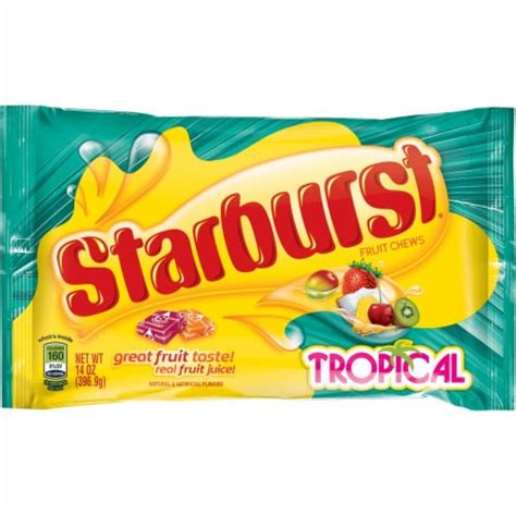 Starburst Tropical Fruit Chews Candy Bag 14 Oz King Soopers
