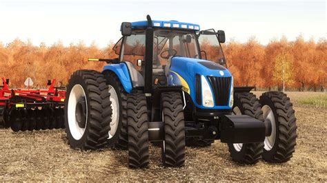 New Holland Tg Series V10 Mod Farming Simulator 19 Mod