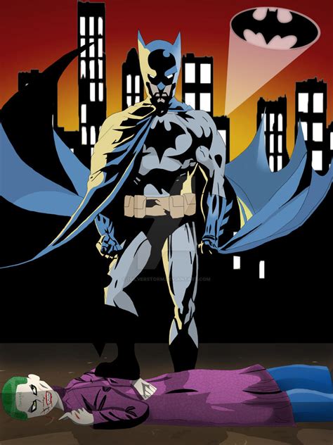 Batman Vs Joker By 1silverstorm On Deviantart