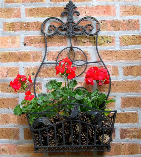 Stylish Solution For Open Wrought Iron Planters