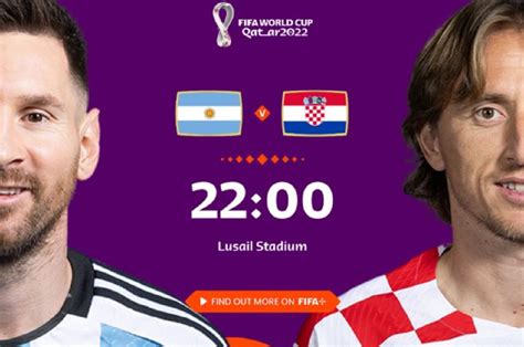 Link Live Streaming Argentina Vs Kroasia Messi Atau Modric Yang Ke