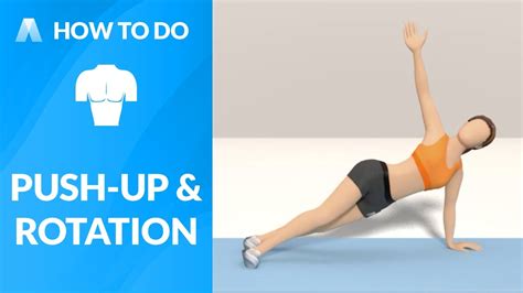 how to do push up and rotation youtube