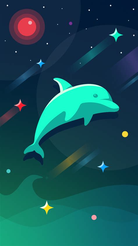 Dolphin Wallpaper By Zoie Deng For Pp Design On Dribbble