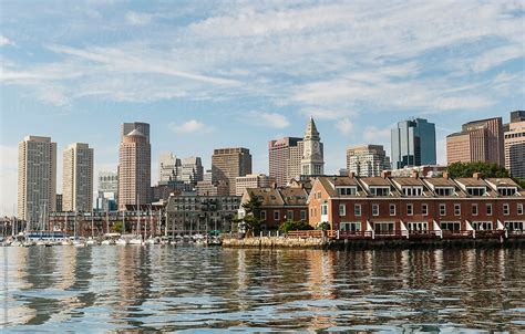 Boston Harbor Cityscape Skyline By Stocksy Contributor Raymond