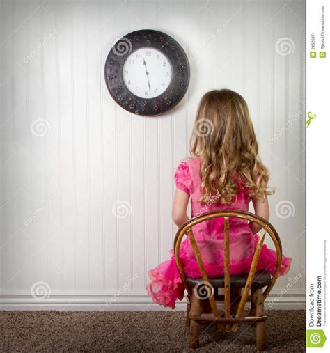 A Child In Time Out Or In Trouble Stock Image Image Of