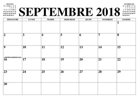 Free printable 2021 calendar template; Calendrier Septembre 2018 à Imprimer | Words, Word search ...