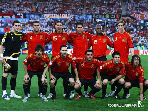 Football Wallpaper Spain National Football Team
