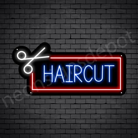 Barber Neon Sign Master Haircut Pole Ubicaciondepersonascdmxgobmx