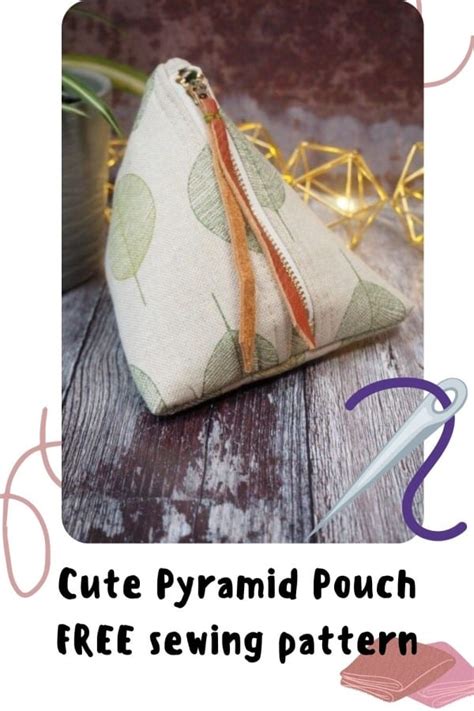 Cute Pyramid Pouch Free Sewing Pattern Sew Modern Bags