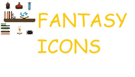 Fantasy Icons Gamedev Market