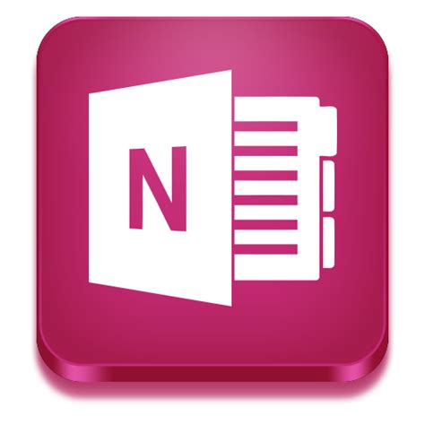 Onenote Icon Microsoft Office Buttons Iconpack Iconstoc