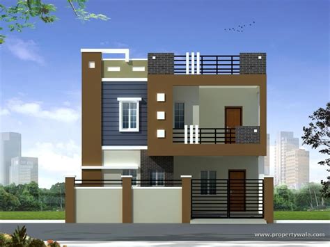 Get Indian Simple 2nd Floor House Front Elevation Designs For Double