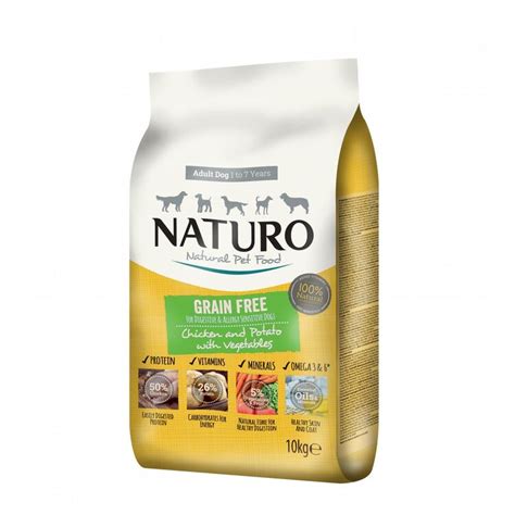 Buy Naturo Complete Dry Dog Food Chicken Potato And Vegetables 10kg From