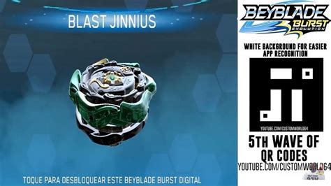 Qr Codes Gold Blast Jinnius All Versions Zankye Collab Beyblade Burst