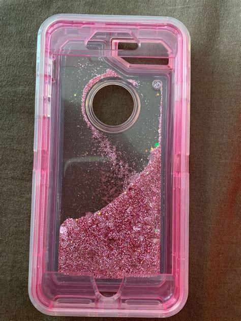 For Apple Iphone Glitter Liquid Flowing Sparkle Clear Bling Quicksand