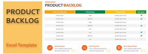 Agile Scrum Product Backlog Template Sprint Backlog Excel