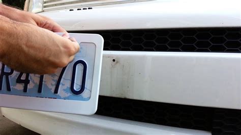 Installing Front License Plate Holder Onwebrenew