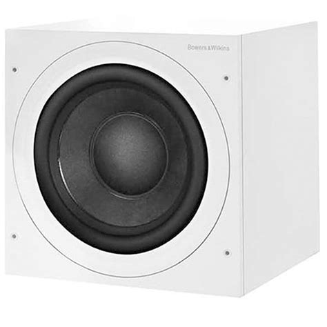 Bowers And Wilkins Asw608 Subwoofer In White Nebraska Furniture Mart