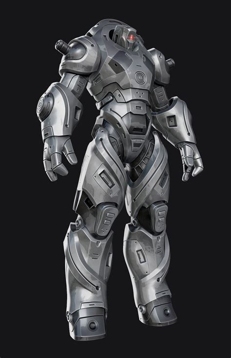 Hs6 Son Hoang Nam Futuristic Armour Armor Concept Robot Concept Art