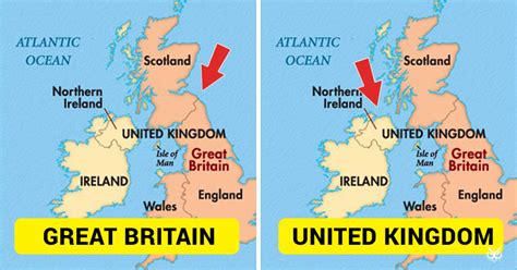 difference  great britain  united kingdom