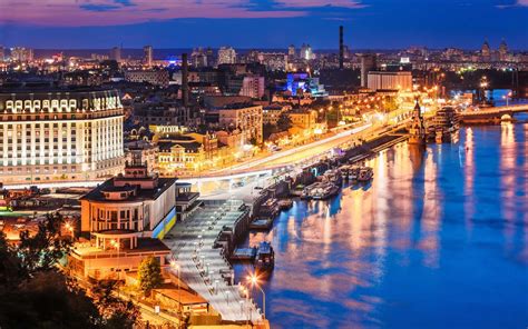 Kiev Ukraine Skyline