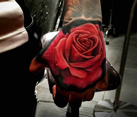 Red Rose Tattoo By Slipy Tattoo Photo 23720