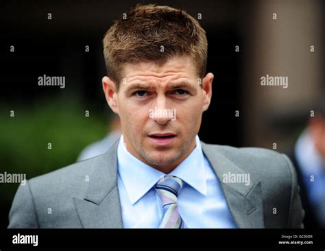 Steven Gerrard Court Case Stock Photo Alamy