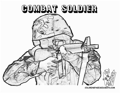 Army Soldier Coloring Page Coloring Home