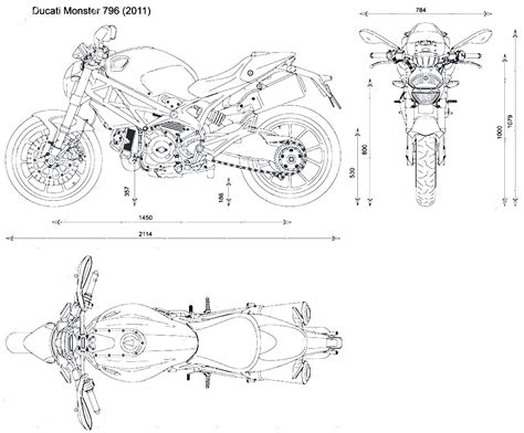Ducati Monster 796 Blueprint Download Free Blueprint For 3d Modeling
