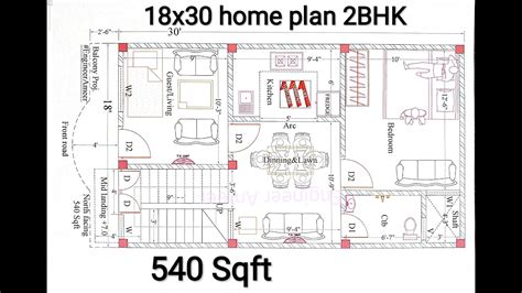 18x30 House Plan Tabitomo