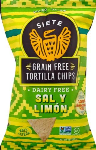 siete sal y limon grain free tortilla chips 4 oz fred meyer