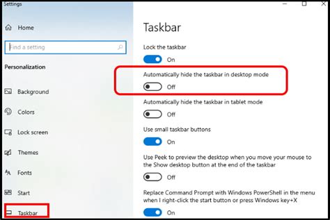 How To Auto Hide Taskbar In Windows 10 Computer