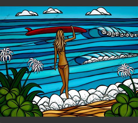 Surf Stroll With Images Surf Art Surf Painting Surfing