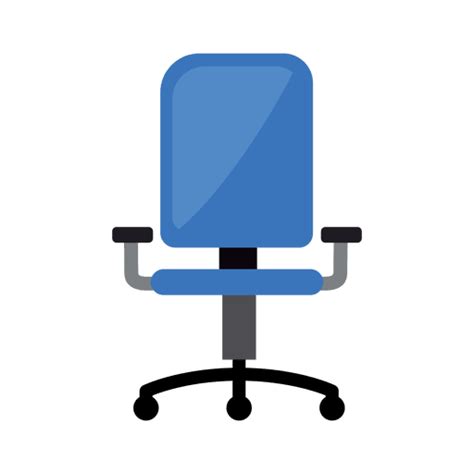 Office Chair Icon Vector - Transparent PNG & SVG vector file